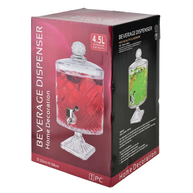 Słój z kranikiem do soku lemoniady 4,5L 20x39cm MODERN KITCHEN